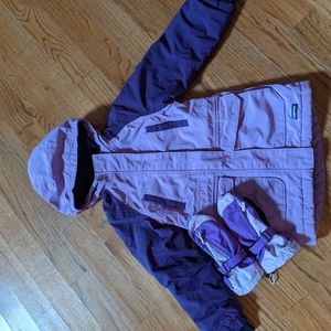Land's End girls parka